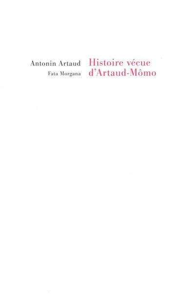 Histoire vécue d’Artaud-Mômo (9782377920198-front-cover)