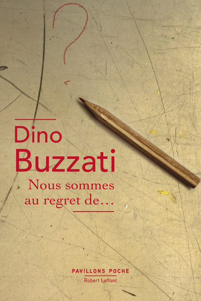 Nous sommes au regret de... - Nouvelle édition - Pavillons poche (9782221218204-front-cover)