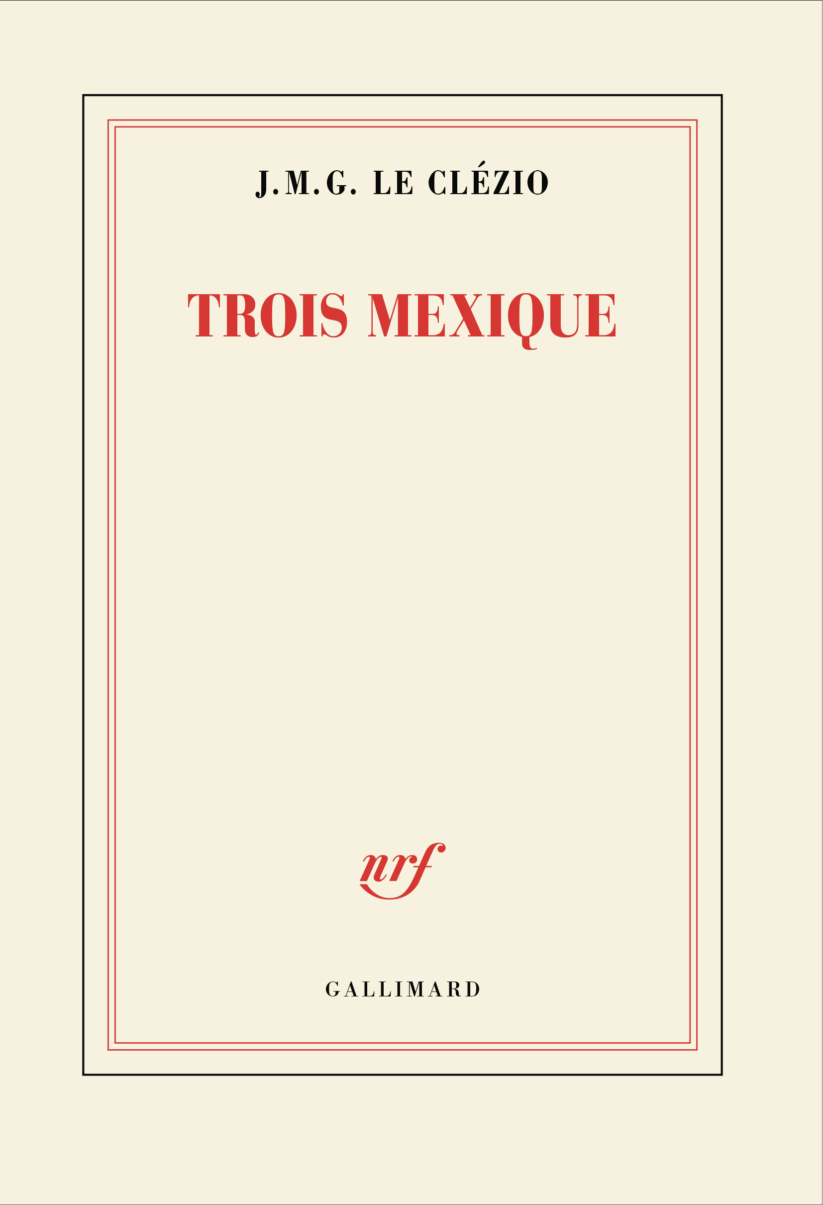 Trois Mexique (9782073137210-front-cover)