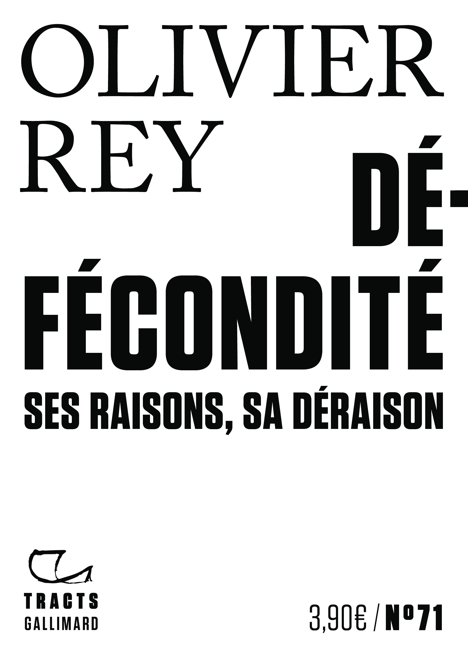Défécondité, Ses raisons, sa déraison (9782073146281-front-cover)