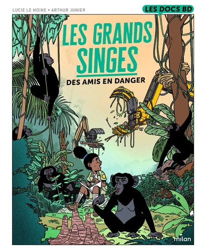 Les grands singes - Des amis en danger (9782408030193-front-cover)