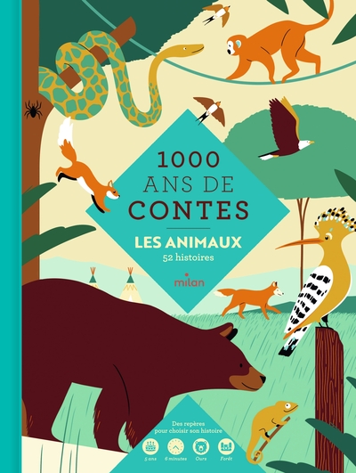Mille ans de contes - Les animaux (9782408053161-front-cover)