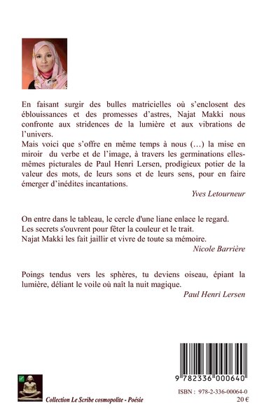 Les Sphères, L'univers de Najat Makki (9782336000640-back-cover)