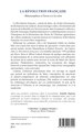 La Révolution française, Métamorphoses à l'écran et à la scène (9782336007229-back-cover)