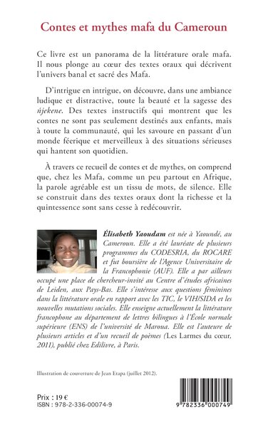 Contes et mythes mafa du Cameroun (9782336000749-back-cover)