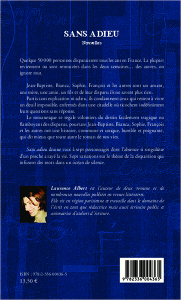 Sans adieu, Nouvelles (9782336004365-back-cover)