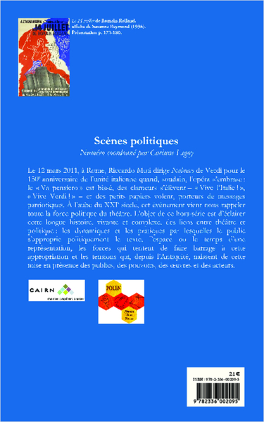 Parlements, Scènes politiques, (Hors-série N° 8) (9782336002095-back-cover)