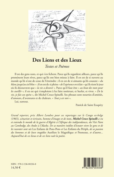 Des Liens et des Lieux, Textes et Poèmes (9782336003368-back-cover)