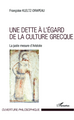 Une dette à l'égard de la culture grecque, La juste mesure d'Aristote (9782336002408-front-cover)