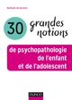 30 grandes notions de psychopathologie de l'enfant et de l'adolescent (9782100789184-front-cover)