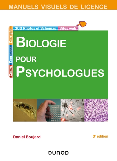 Manuel visuel de biologie pour psychologues - 3e éd. (9782100793051-front-cover)