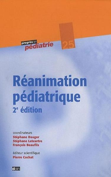 Réanimation pédiatrique - 2e édition - N°25 (9782704012800-front-cover)