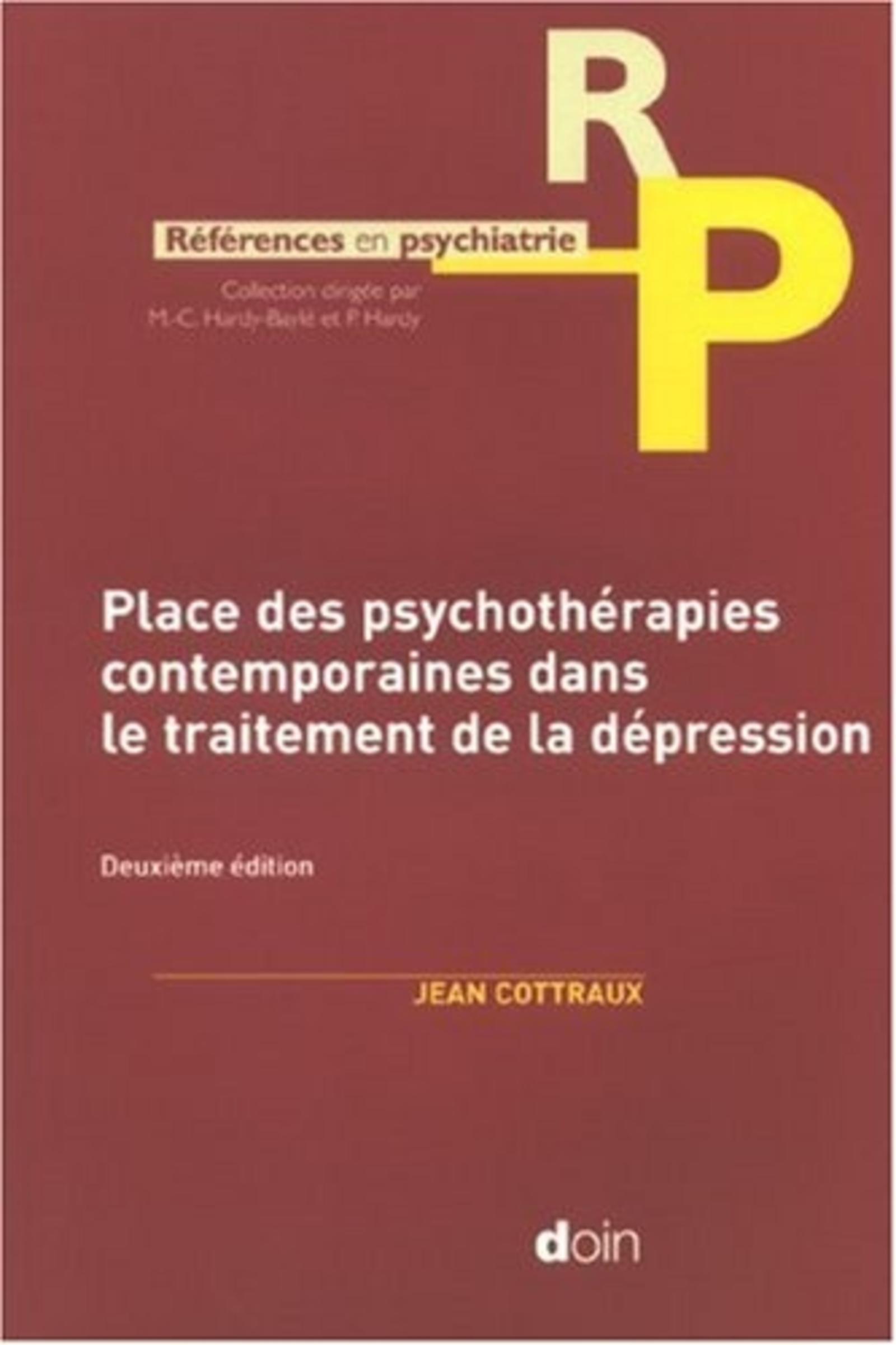 Place des psychothérapies contemporaines dans le traitement de la dépression, Deuxième édition. (9782704012145-front-cover)