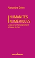 Humanités numériques, Le savoir et l'enseignement à l'heure de l'IA (9791037048486-front-cover)