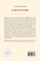 La réalité du bien (9791037046727-back-cover)