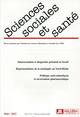 Revue sciences sociales et santé - Volume 33 - n°1 - Mars 2015 (9782742014149-front-cover)