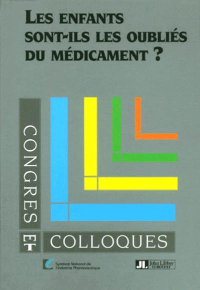 Enfants Sont-Ils Oublies Du Medicament (9782742003679-front-cover)