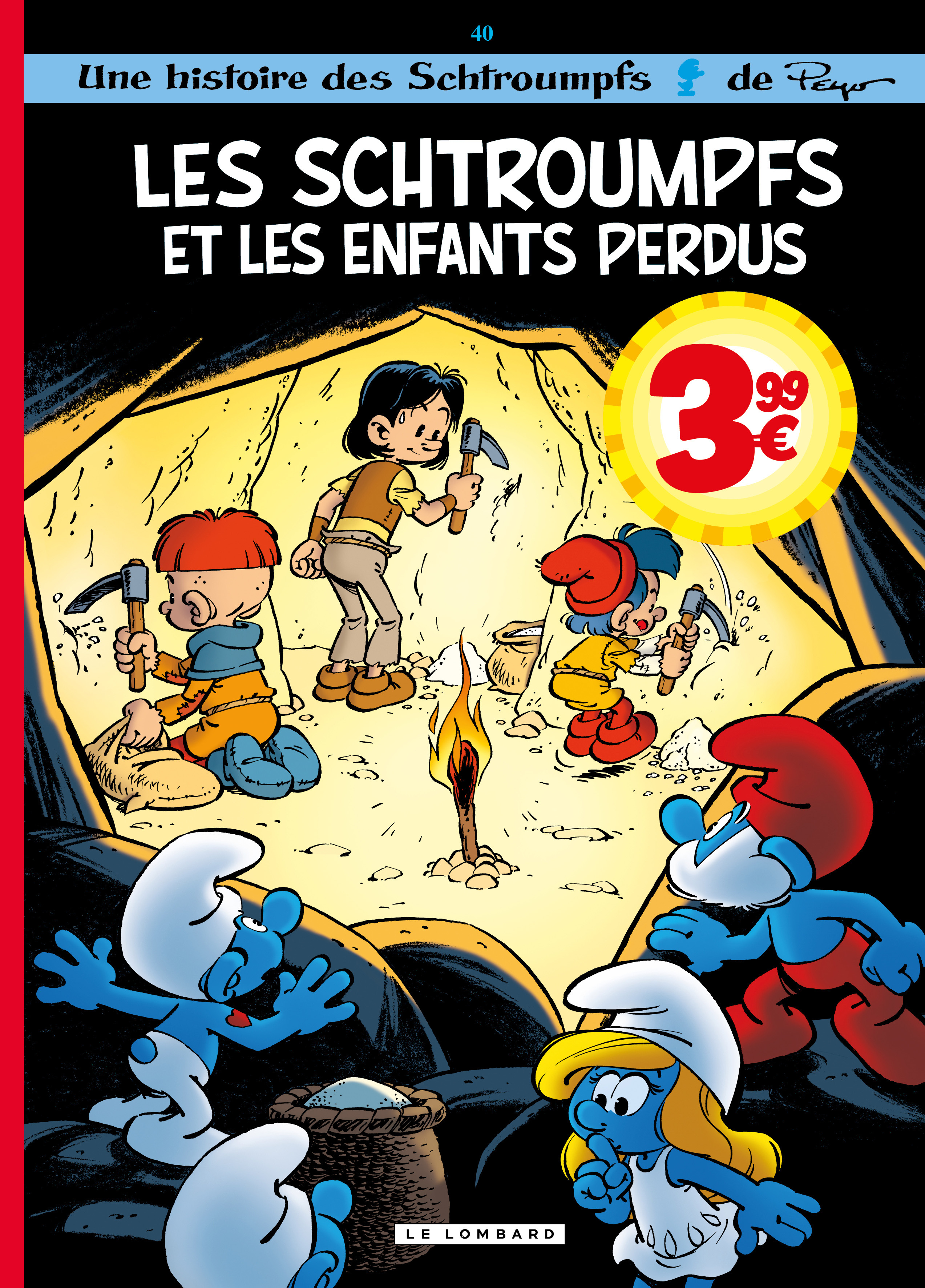 Les Schtroumpfs Lombard - Tome 40 - Les Schtroumpfs et les enfants perdus (9782808219907-front-cover)