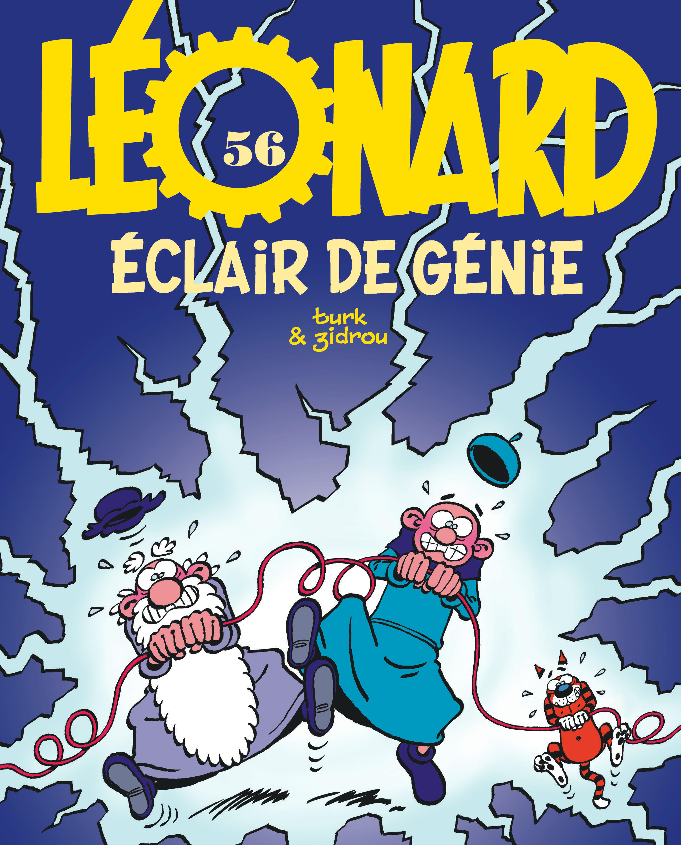 Léonard - Tome 56 - Éclair de génie (9782808212465-front-cover)