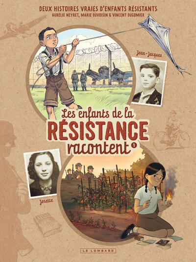 Les Enfants de la Résistance racontent - Tome 1 - Josette et Jean-Jacques (9782808214810-front-cover)