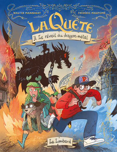 La Quête - Tome 3 - Le réveil du dragon-métal (9782808217385-front-cover)