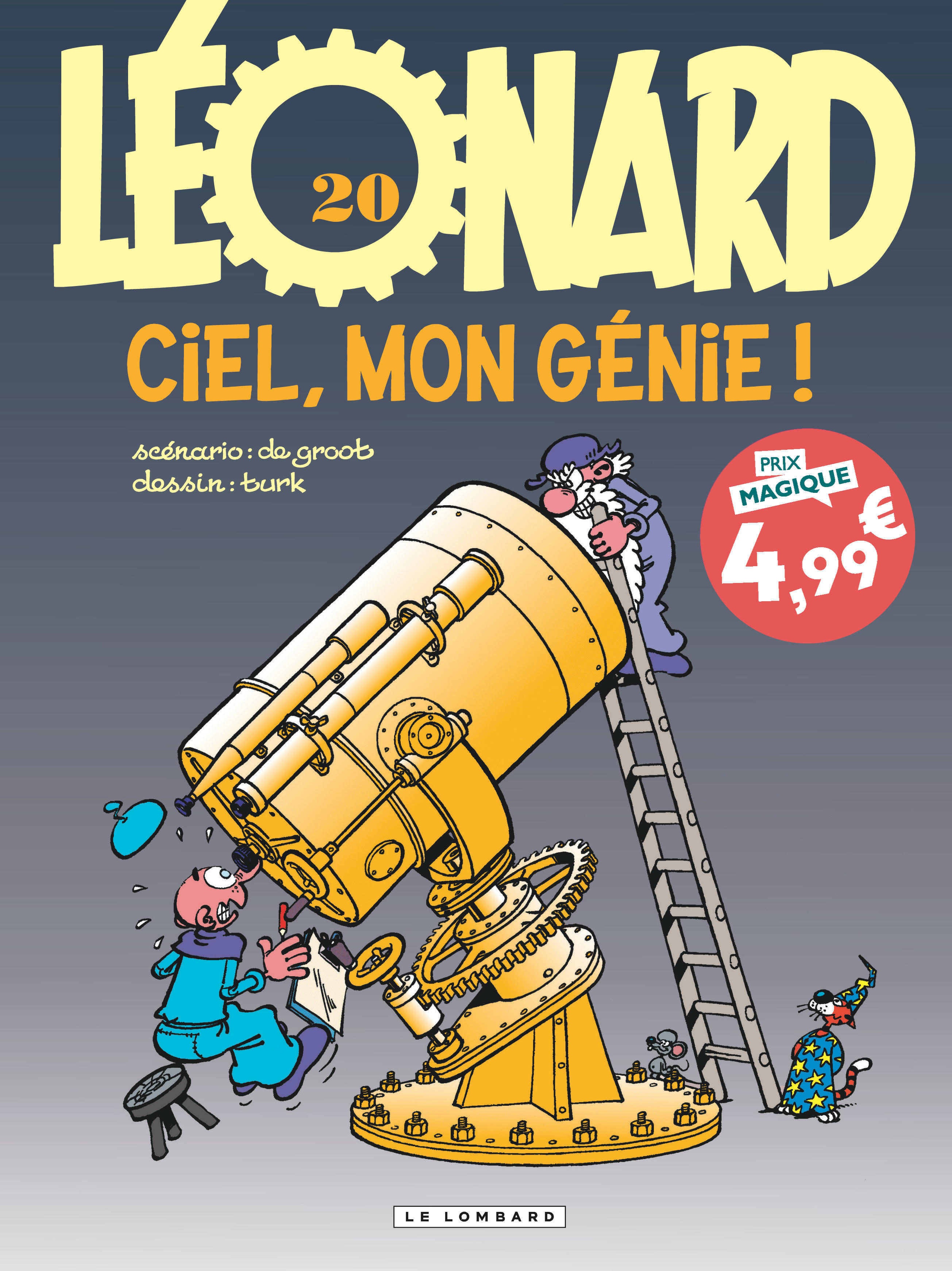 Léonard - Tome 20 - Ciel, mon génie ! (9782808218665-front-cover)