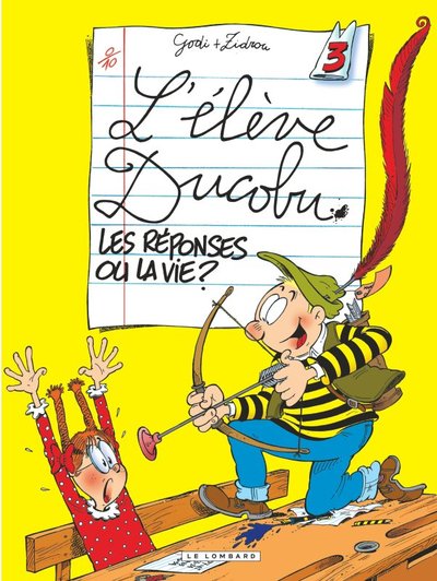 Ducobu  - Tome 3 - Les Réponses ou la vie ? / Edition spéciale, Enseignes et Libraires (Indispensabl (9782808204941-front-cover)