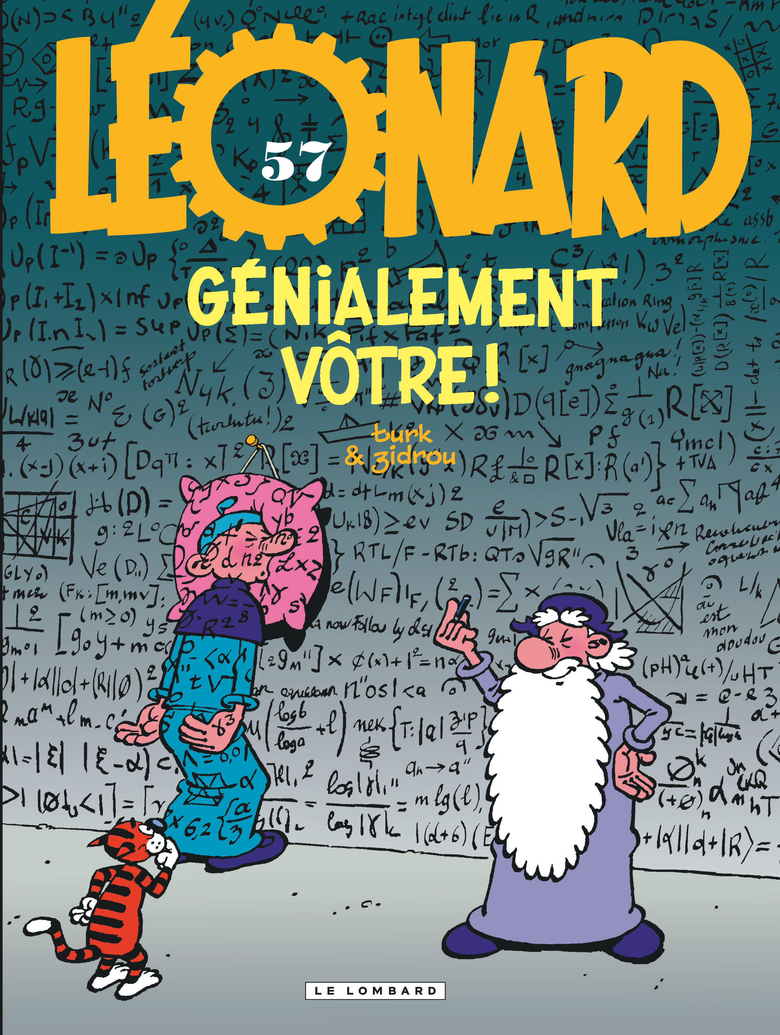 Léonard - Tome 57 - Génialement vôtre (9782808215084-front-cover)