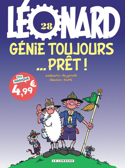 Léonard - Tome 28 - Génie toujours... prêt ! (9782808218672-front-cover)