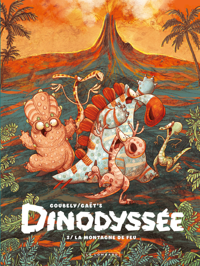 Dinodyssée - Tome 2 - La montagne de feu (9782808214933-front-cover)