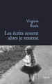 Les écrits restent alors je resterai (9782234084933-front-cover)