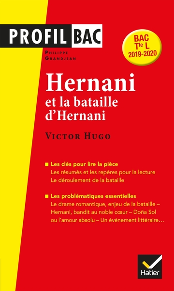 Profil - Victor Hugo, Hernani, analyse littéraire de l'oeuvre (9782401045705-front-cover)