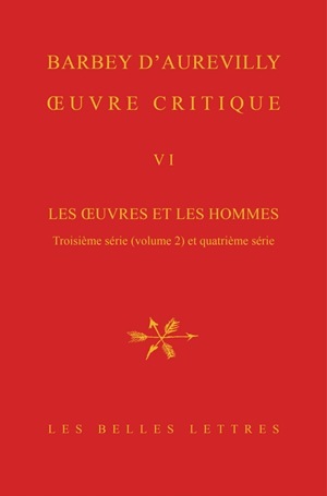 Œuvre critique VI, Les Œuvres et les Hommes, troisième série (vol. 2). XXII, Femmes et moraliste. XXIII, Poésie et poètes. XXIV, (9782251500041-front-cover)