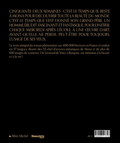 Les Yeux de Mona (Beau livre), Texte intégral illustré de plus de 160 oeuvres (9782226503756-back-cover)