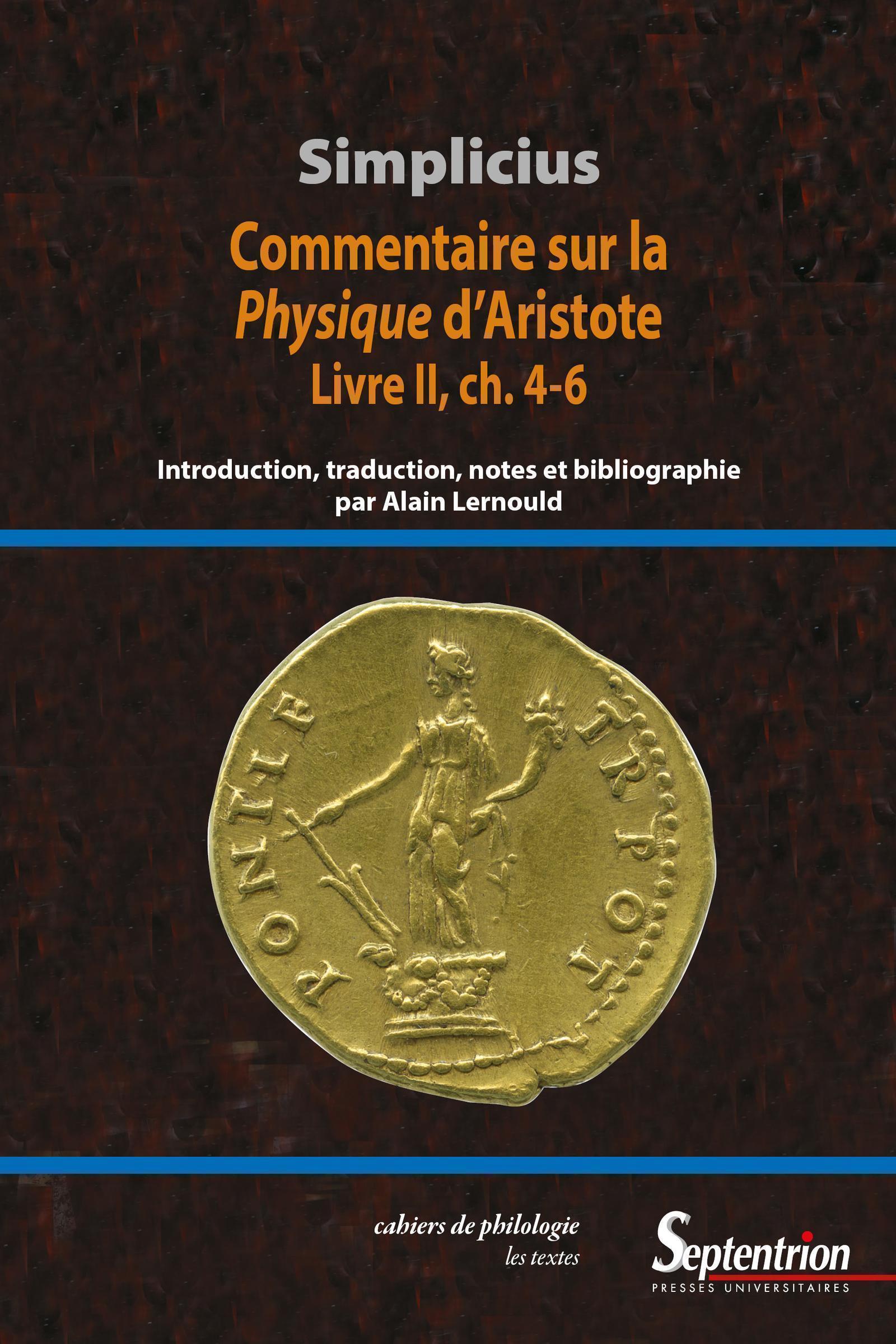 Commentaire sur la Physique d'Aristote. Livre II, ch. 4-6 (9782757437643-front-cover)