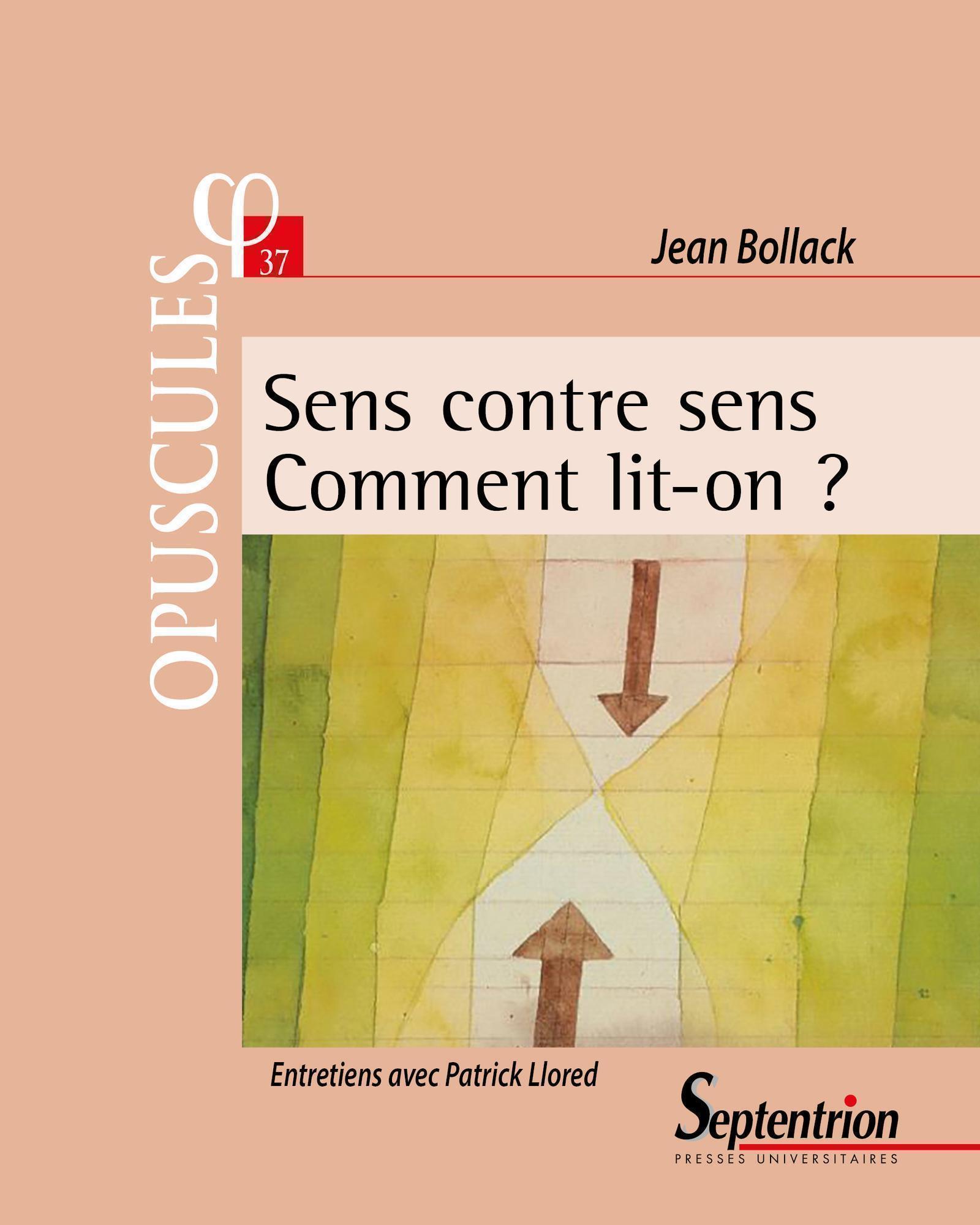 Sens contre sens. Comment lit-on ? (9782757422984-front-cover)