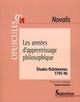 Les années d''apprentissage philosophique, Études fichtéennes (1795-96) (9782757403877-front-cover)