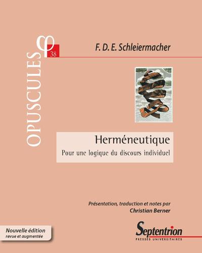 Herméneutique, Pour une logique du discours individuel - 2édtion (9782757432372-front-cover)