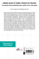 Crises dans et hors l'école en France, Éclairages socio-historiques (des années 1960 à nos jours) (9782757445877-back-cover)