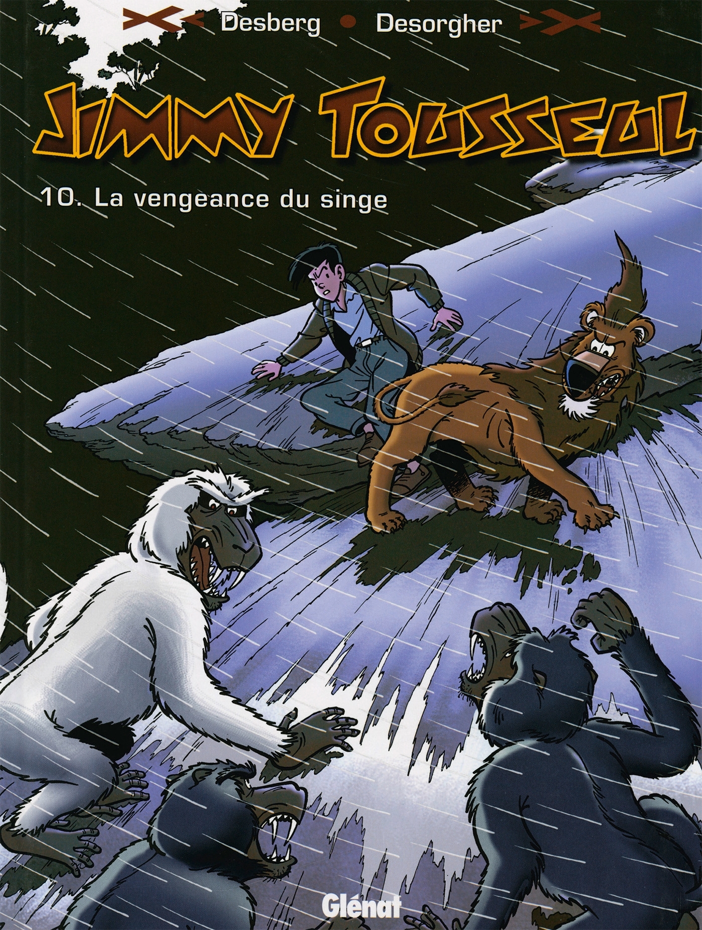 Jimmy Tousseul - Tome 10, La vengeance du singe (9782874440106-front-cover)