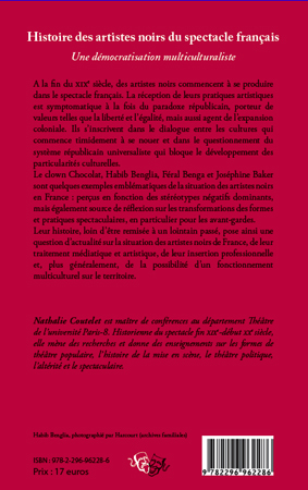 Histoire des artistes noirs du spectacle français, Une démocratisation multiculturaliste (9782296962286-back-cover)