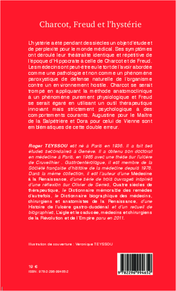 Charcot, Freud et l'hystérie (9782296994652-back-cover)