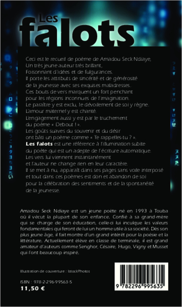 Les Falots, Poèmes (9782296995635-back-cover)