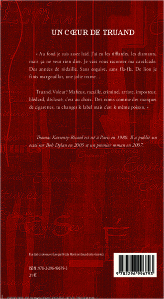 Un coeur de truand (9782296996793-back-cover)