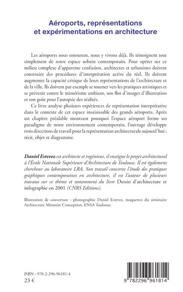 Aéroports, représentations et expérimentations en architecture (9782296961814-back-cover)