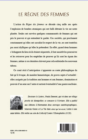 Règne des femmes, Conte philosophique (9782296968318-back-cover)