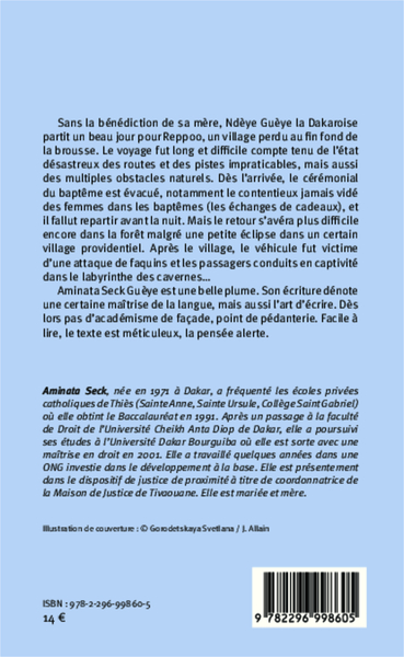 Voyage en dents de scie, Roman (9782296998605-back-cover)