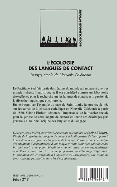 L'écologie dans les langues de contact (9782296969421-back-cover)