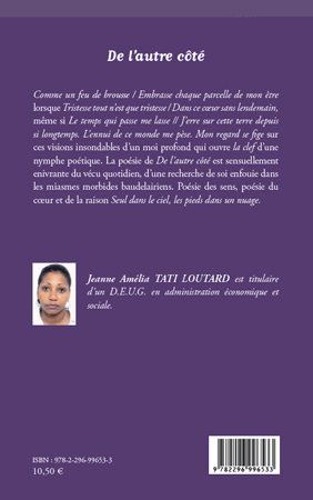 De l'autre côté, Poésie (9782296996533-back-cover)