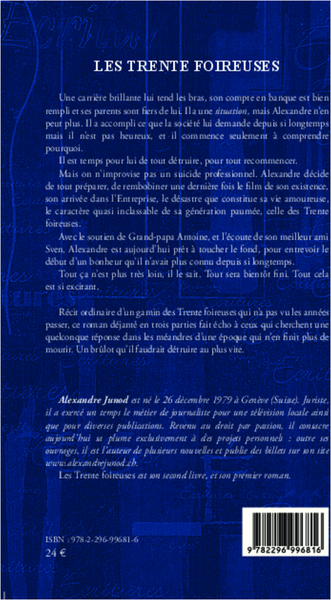 Les Trente foireuses, Roman (9782296996816-back-cover)